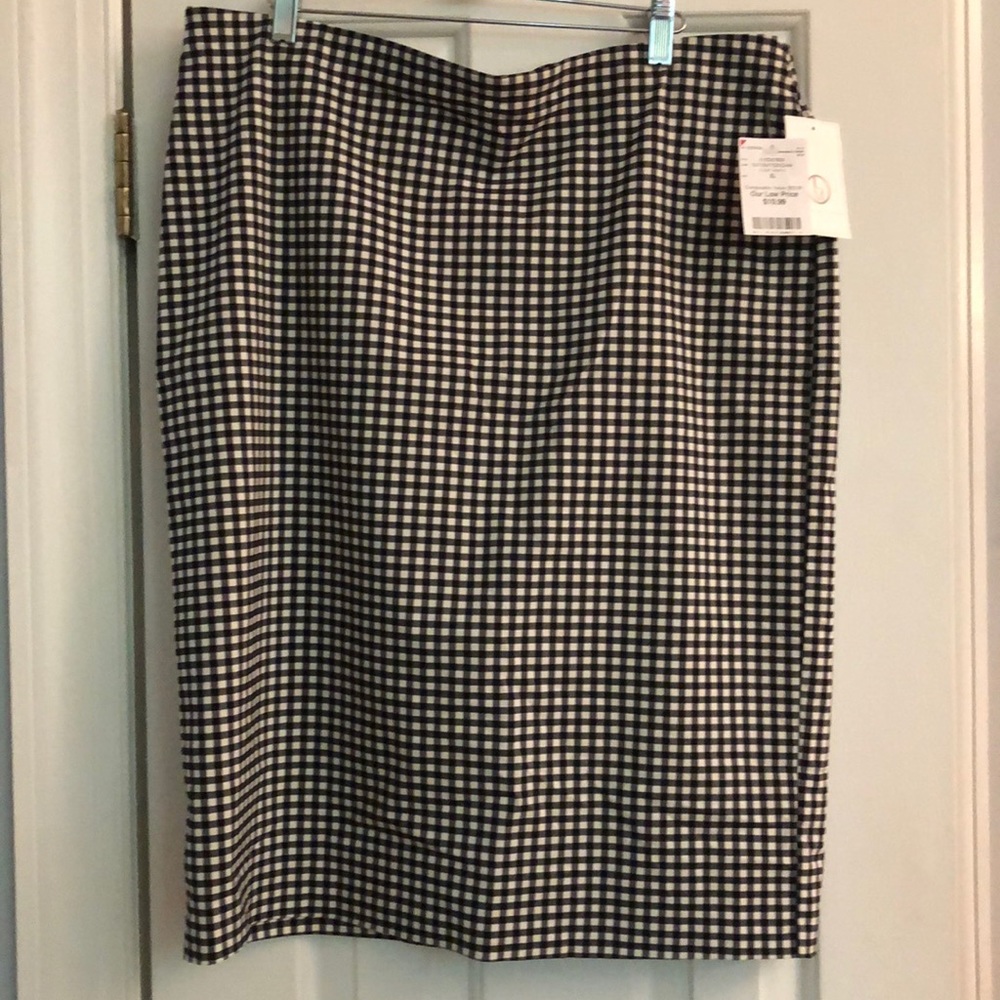 Gingham skirt